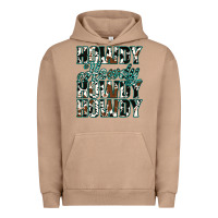 Pigment Burro Howdy Cowhide Turquoise Urban Hoodie - Jasminsmagicworld