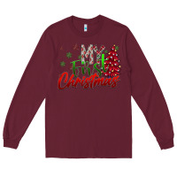 Burgundy my first christmas Long Sleeve Tee - SublimationCraftShop