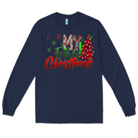 Navy my first christmas Long Sleeve Tee - SublimationCraftShop