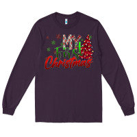 Plum my first christmas Long Sleeve Tee - SublimationCraftShop