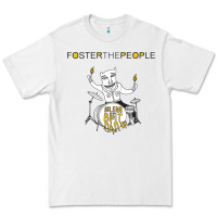White Foster The People Helena Beat Premium Tee - linhVisuals