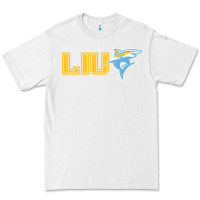 White long island university sharks Premium Tee - linhVisuals