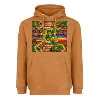 Meerkat st patricks day horseshoe shamrock rainbow gold Heavyweight Hoodie - RanaPortraitStore