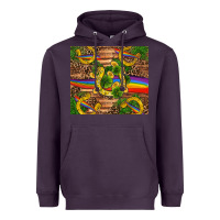 Plum st patricks day horseshoe shamrock rainbow gold Heavyweight Hoodie - RanaPortraitStore