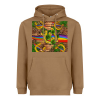 Toasted Coconut st patricks day horseshoe shamrock rainbow gold Heavyweight Hoodie - RanaPortraitStore