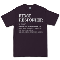 Plum first responder  definition design Premium Tee - linhVisuals