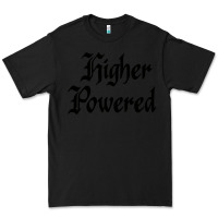 Black higher powered   alcoholics anonymous slogans Premium Tee - linhVisuals