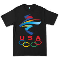 Usa Olympic Rings Premium Tee | Teevron