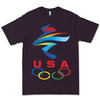 Plum USA OLYMPIC RINGS Premium Tee - linhVisuals