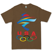 Cacao USA OLYMPIC RINGS Premium Tee - linhVisuals
