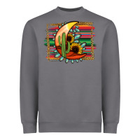 Storm turquoise desert moon serape background Heavyweight Sweatshirt - Jasminsmagicworld