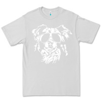 Dove Grey border collie dog t  shirt border collie with sunglasses cool dog t  s Premium Tee - linhVisuals