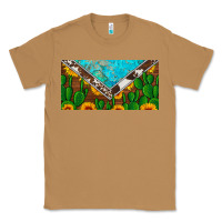 Toasted Coconut cactus sunflower cowhide and turquoise license plate Classic Tee - Artiststas