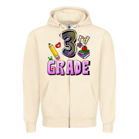 Sandshell Third Grade Zipper Hoodie - RanaPortraitStore