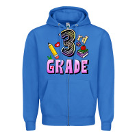True Royal Third Grade Zipper Hoodie - RanaPortraitStore