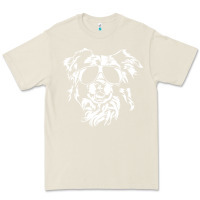 Bone border collie dog t  shirt border collie with sunglasses cool dog t  s Premium Tee - linhVisuals