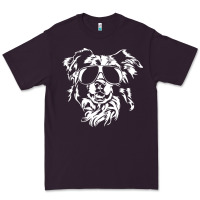 Border Collie Dog T  Shirt Border Collie With Sunglasses Cool Dog T  S Premium Tee | Teevron