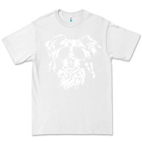 White border collie dog t  shirt border collie with sunglasses cool dog t  s Premium Tee - linhVisuals
