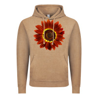 Vintage Coffee Rouge Royale Sunflower Vintage Hoodie - LillyAllenDesigns