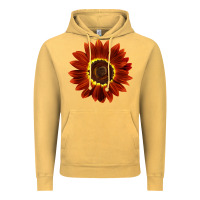 Vintage Mustard Rouge Royale Sunflower Vintage Hoodie - LillyAllenDesigns