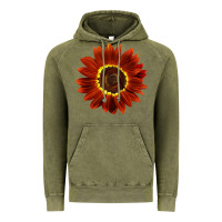 Vintage Olive Rouge Royale Sunflower Vintage Hoodie - LillyAllenDesigns