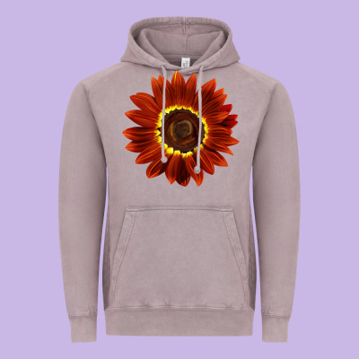 Rouge Royale Sunflower Vintage Hoodie Designed By Lillyallendesigns