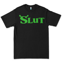 Black SHREK SLUT GREEN SHIRT Premium Tee - linhVisuals