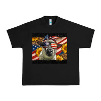 Black Western 4th Of July Sheep Urban Heavy Tee - LillyAllenDesigns