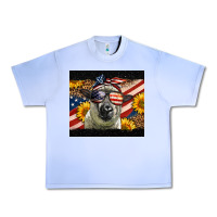 Grape Ice Western 4th Of July Sheep Urban Heavy Tee - LillyAllenDesigns