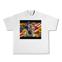 Lunar Rock Western 4th Of July Sheep Urban Heavy Tee - LillyAllenDesigns