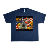 Navy Western 4th Of July Sheep Urban Heavy Tee - LillyAllenDesigns