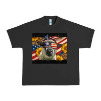 Pigment Black Western 4th Of July Sheep Urban Heavy Tee - LillyAllenDesigns