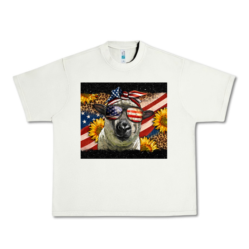 Western 4th Of July Sheep Urban Heavy Tee by LillyAllenDesigns | Teevron