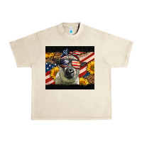 Sandshell Western 4th Of July Sheep Urban Heavy Tee - LillyAllenDesigns