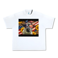 White Western 4th Of July Sheep Urban Heavy Tee - LillyAllenDesigns