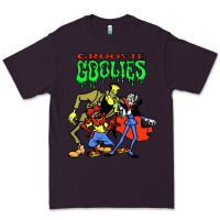 Plum groovie ghoulies Premium Tee - linhVisuals