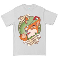 Dove Grey chin up   robin hood Premium Tee - linhVisuals
