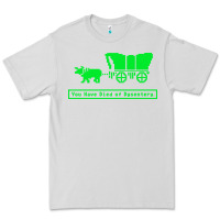 Dove Grey you have died of dysentery oregon trail Premium Tee - linhVisuals