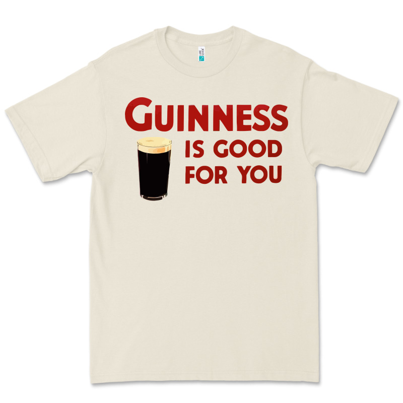 Guiness Is Good For You (and Me) Hq Fnny Premium Tee by linhVisuals | Teevron