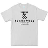Dove Grey torchwood institute Premium Tee - linhVisuals