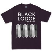 Plum twin peaks inspired japanese black lodge Premium Tee - linhVisuals