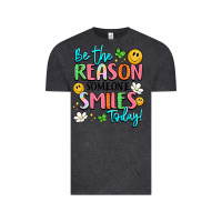 Vintage Black be the reason someone smiles today Vintage Tee - LillyAllenDesigns