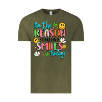 Vintage Olive be the reason someone smiles today Vintage Tee - LillyAllenDesigns