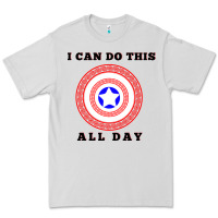 Dove Grey i can do this all day graphic mens & womens t shirt Premium Tee - linhVisuals
