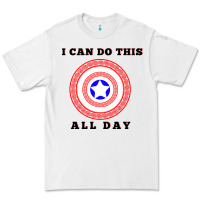 White i can do this all day graphic mens & womens t shirt Premium Tee - linhVisuals
