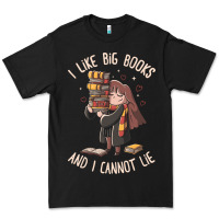Black i like big books Premium Tee - linhVisuals
