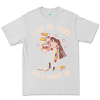 Dove Grey i like big books Premium Tee - linhVisuals