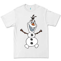 White olaf Premium Tee - linhVisuals