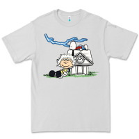 Dove Grey back to the peanuts Premium Tee - linhVisuals
