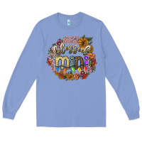 Colony Blue blessed mini Long Sleeve Tee - SublimationCraftShop